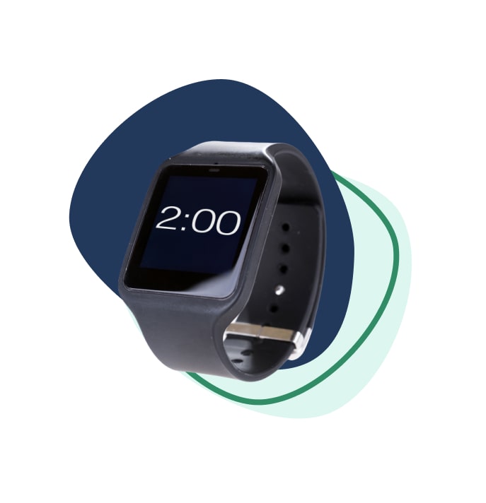 White damaged car side view with front bumper and hood damage